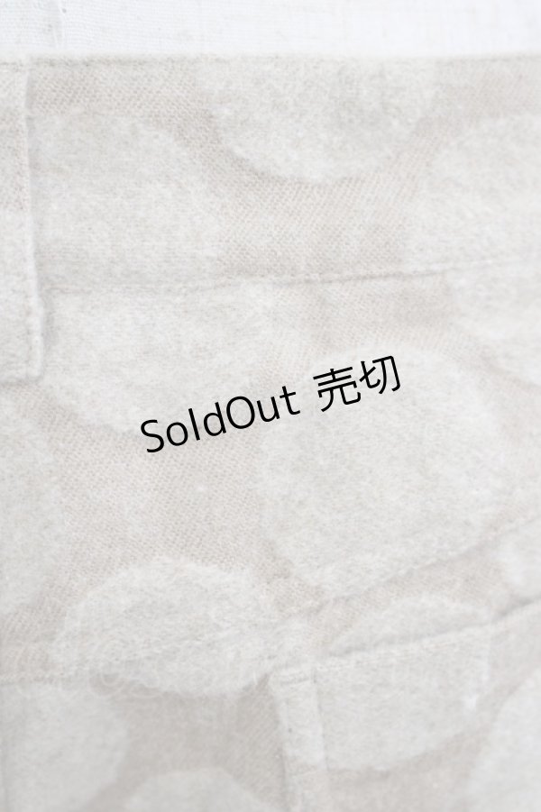 画像4: Emily Temple cute / ドットジャガードウールパンツ  ベージュ H-25-10-23-1041-ET-PA-KB-ZH (4)