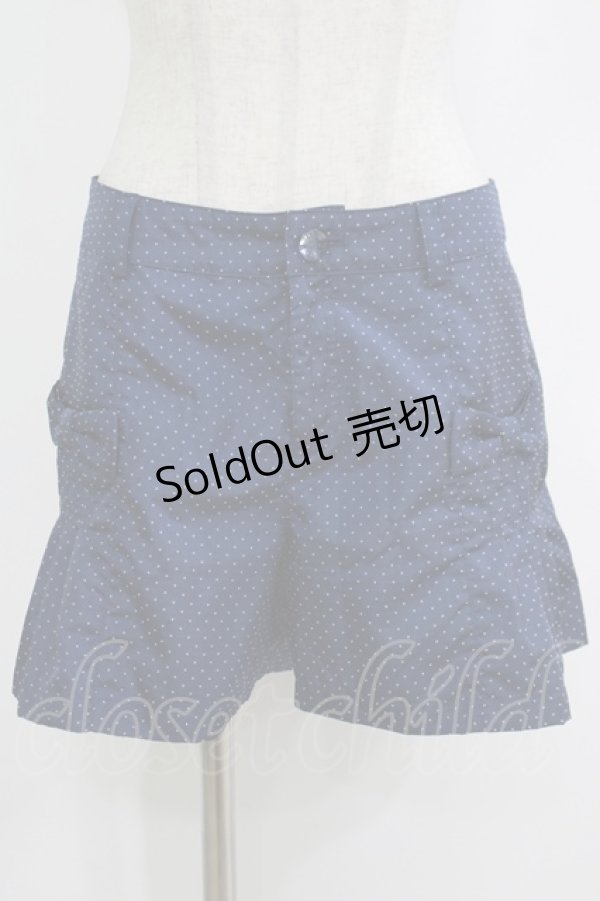画像1: Emily Temple cute / リボンドットキュロットパンツ  ネイビー H-25-10-23-1043-ET-PA-KB-ZH (1)