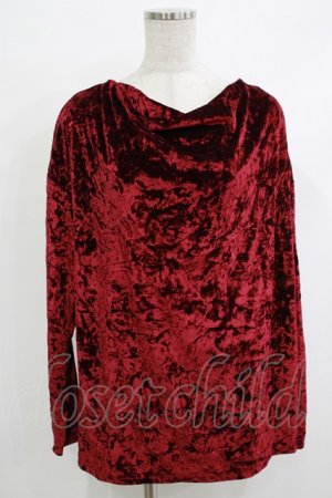 画像: Deorart / ベロアカットソー M ワイン H-25-10-23-1049-PU-TO-KB-ZH