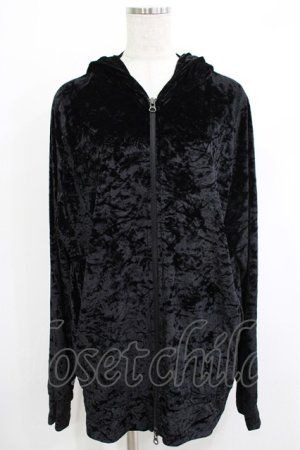 画像: Deorart / 猫耳フード付きベロアZIPパーカー M 黒 H-25-10-23-1050-PU-TO-KB-ZH