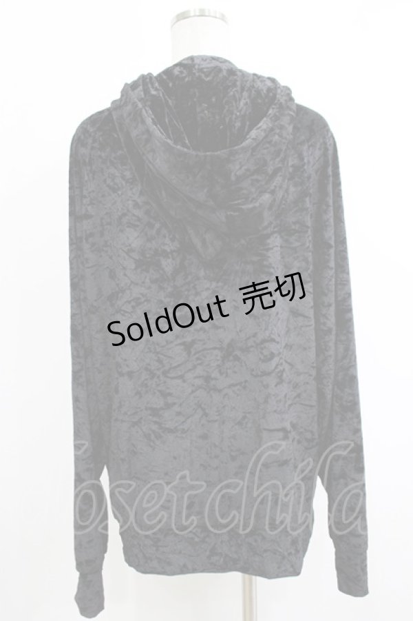 画像3: Deorart / 猫耳フード付きベロアZIPパーカー M 黒 H-25-10-23-1050-PU-TO-KB-ZH (3)