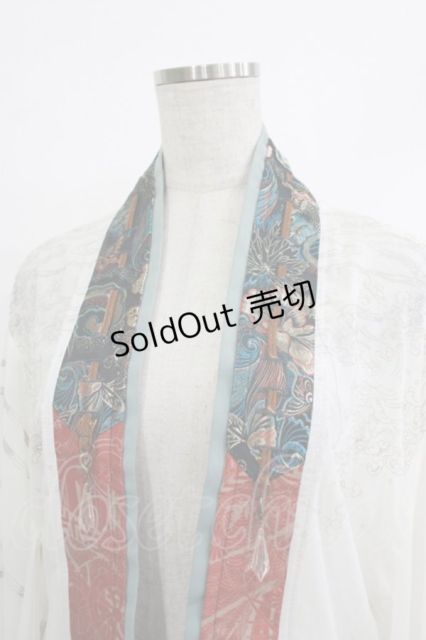 画像4: Ozz oneste / 着物羽織  白 H-25-10-23-1053-OO-TO-KB-ZH (4)