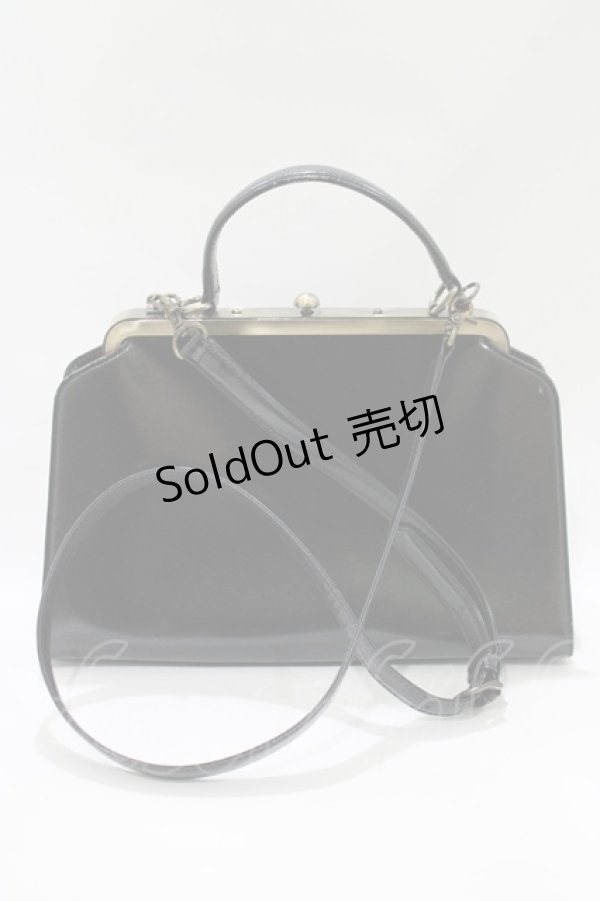 画像3: Jean Paul GAULTIER / ニューローズがま口ドクターバッグ  ブラック H-25-10-23-1056-GO-BG-KB-ZH (3)