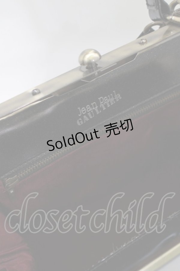 画像4: Jean Paul GAULTIER / ニューローズがま口ドクターバッグ  ブラック H-25-10-23-1056-GO-BG-KB-ZH (4)