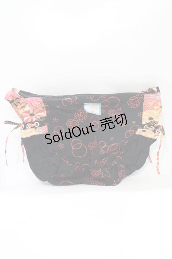 画像2: kikou / 和柄ショルダーバッグ  黒 H-25-10-23-1059-GO-BG-KB-ZH (2)