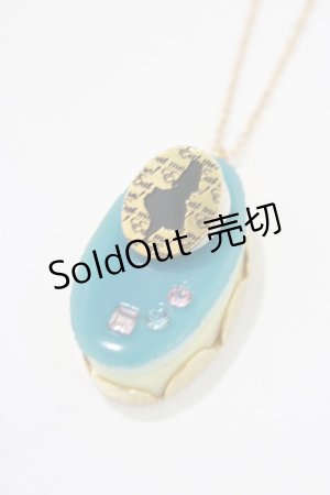 画像: Q-pot. / アリスのプチケーキネックレス  ブルー H-25-10-23-1062-QP-AC-KB-ZH
