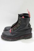 画像2: Dr.Martens （Getta Grip） / YOTR 8 EYE BOOT UK3(約22cm) ブラック×ポピーレッド H-25-10-23-1070-PU-SH-KB-ZH (2)