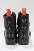 画像3: Dr.Martens （Getta Grip） / YOTR 8 EYE BOOT UK3(約22cm) ブラック×ポピーレッド H-25-10-23-1070-PU-SH-KB-ZH (3)