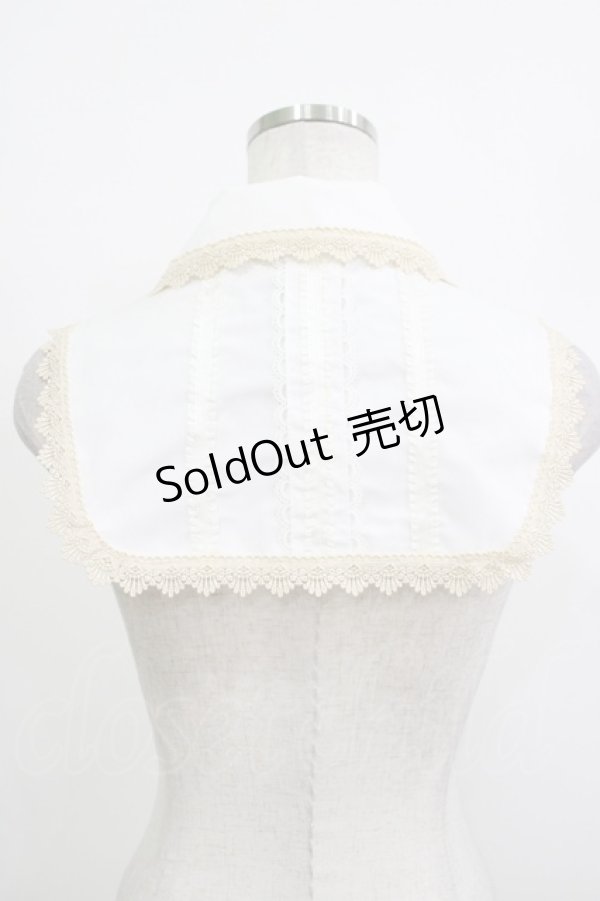 画像2: ATELIER PIERROT / つけ襟  白 H-25-10-23-1079-EL-ZA-KB-ZH (2)