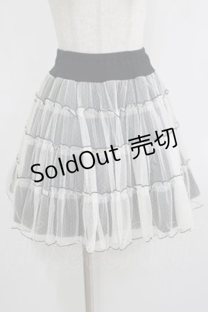 画像: MILK / チュチュスカート  黒×白 H-25-10-23-1018-ML-SK-KB-ZH