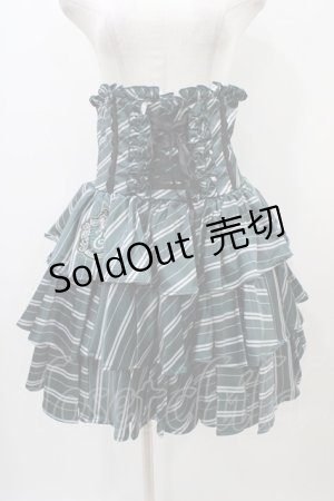 画像: ATELIER PIERROT / ハリー・ポッター フリルコルセットスカート  スリザリン（グリーン） H-25-10-23-2002-EL-SK-KB-ZH