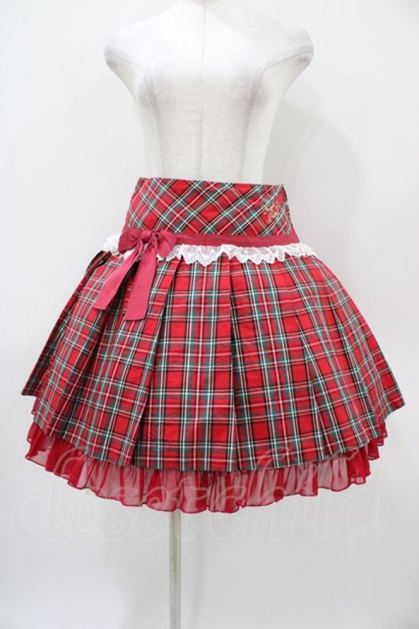 画像1: Angelic Pretty / Campusスカート Free レッド H-25-10-24-1034-AP-SK-NS-ZH (1)