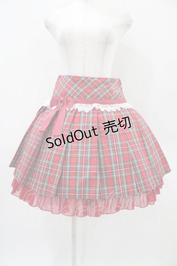画像1: Angelic Pretty / Campusスカート Free レッド H-25-10-24-1034-AP-SK-NS-ZH (1)