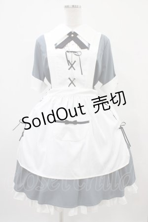 画像: Nana Riot（海外ロリータブランド） / Edwardメイド ワンピースセット XL ブルー H-25-10-24-1037-0-OP-NS-ZH