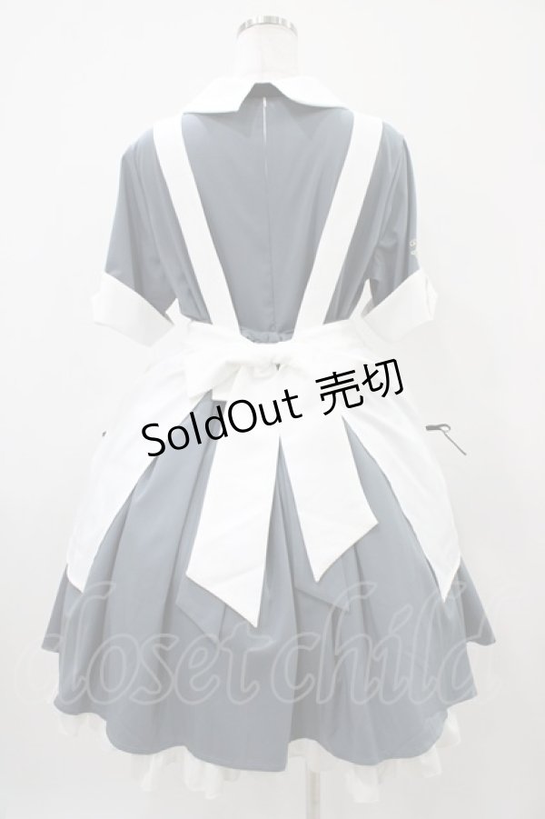 画像2: Nana Riot（海外ロリータブランド） / Edwardメイド ワンピースセット XL ブルー H-25-10-24-1037-0-OP-NS-ZH (2)