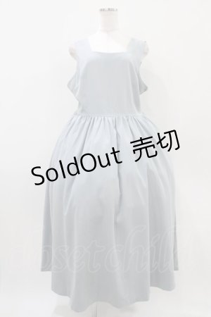 画像: DearMyLoveRose / バックリボンドレスロングジャンスカ 3L サックス H-25-10-24-1042-EL-OP-NS-ZH