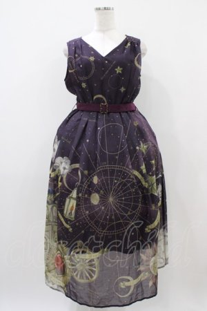 画像: axes femme / タロットカードモチーフワンピース M パープル H-25-10-24-1046-AX-OP-NS-ZH