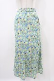 画像1: F&A / ペイントチューリップ柄マーメイドスカート Free L/GREEN H-25-10-24-1049-LO-SK-NS-ZH (1)