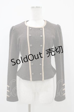 画像: Innocent World / ナポレオンニットジャケット M ショコラ H-25-10-24-1057-IW-JA-NS-ZH