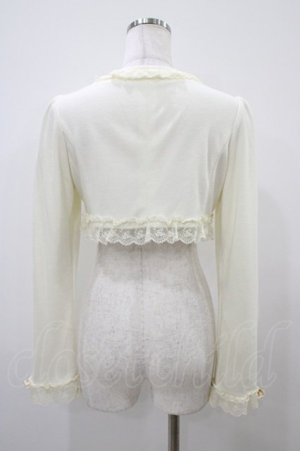 画像2: Innocent World / レイチェルショートボレロ L オフ H-25-10-24-1065-IW-TO-NS-ZH (2)