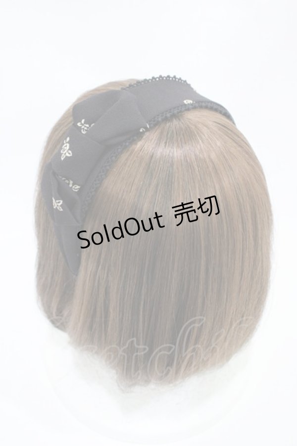 画像2: Innocent World / ゲルトルートカチューシャ Free ブラック H-25-10-24-1019-IW-AC-NS-ZH (2)