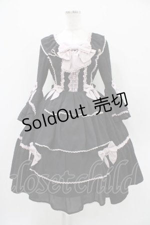 画像: axes femme kawaii / メアリー姫袖ドレス M ブラック H-25-10-24-1023-AX-OP-NS-ZH