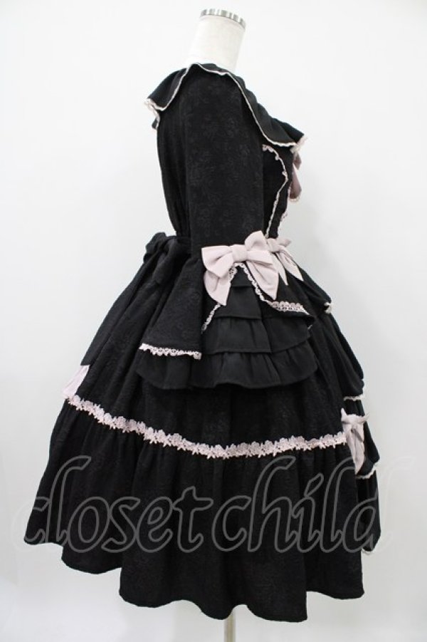 画像3: axes femme kawaii / メアリー姫袖ドレス M ブラック H-25-10-24-1023-AX-OP-NS-ZH (3)