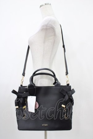 画像: m petit by misako / AMレースアップ2WAY  ブラック H-25-10-24-1003-LO-BG-NS-ZH