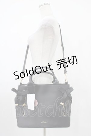 画像: m petit by misako / AMレースアップ2WAY  ブラック H-25-10-24-1003-LO-BG-NS-ZH