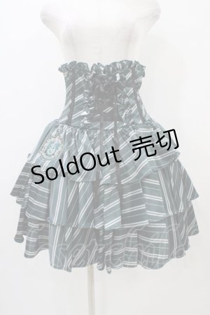 画像: ATELIER PIERROT / ハリー・ポッター フリルコルセットスカート  スリザリン（グリーン） H-25-10-24-2001-EL-SK-KB-ZH