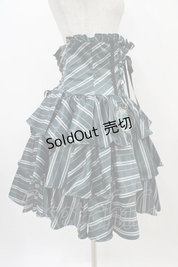 画像3: ATELIER PIERROT / ハリー・ポッター フリルコルセットスカート  スリザリン（グリーン） H-25-10-24-2001-EL-SK-KB-ZH (3)