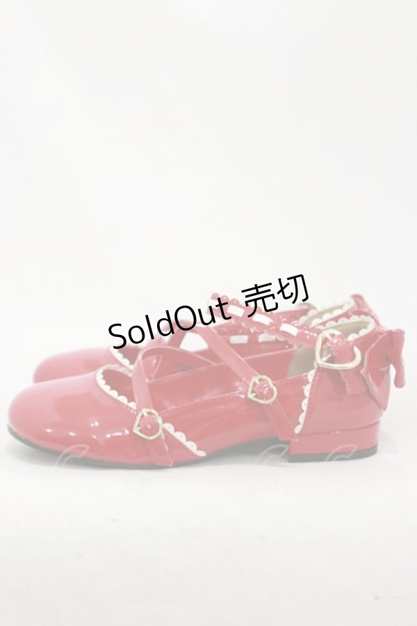 画像2: Angelic Pretty / 発表会シューズ L レッド H-25-10-25-003-AP-SH-NS-ZH (2)