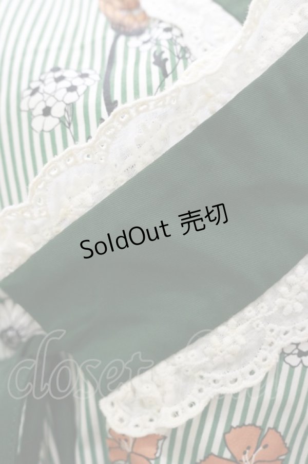 画像4: Favorite / 和洋折衷着物風翡翠の蝶々ワンピース 羽織M~LL/袴S グリーン/ブラック H-25-10-25-049-LO-OP-NS-ZH (4)