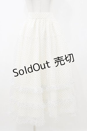 画像: evelyn / ギャザーティアードスカート Free オフ H-25-10-25-053-LO-SK-NS-ZH