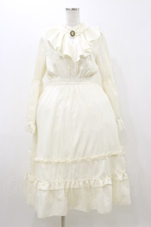 画像: axes femme / 姫袖風ラッフルフリルワンピース Free 生成り H-25-10-25-066-AX-OP-NS-ZH