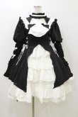 画像1: Candy Dream（海外ロリータブランド） / 姫袖ワンピース L ブラック H-25-10-25-067-LO-OP-NS-ZH (1)
