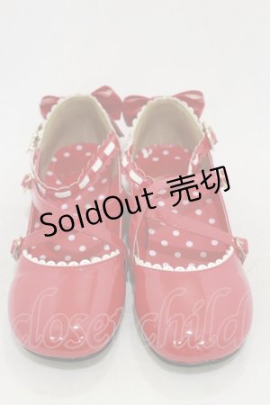 画像: Angelic Pretty / 発表会シューズ L レッド H-25-10-25-005-AP-SH-NS-ZH