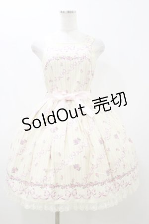 画像: Innocent World / ベランジェールローズジャンパースカート M/93cm丈 生成り H-25-10-25-078-IW-OP-NS-ZH