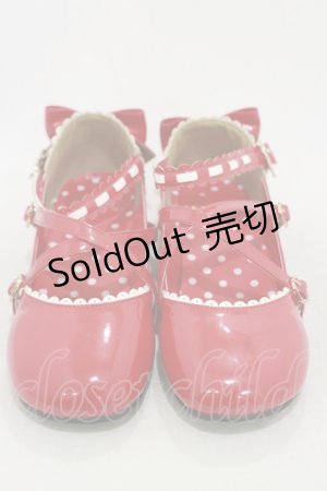 画像: Angelic Pretty / 発表会シューズ L レッド H-25-10-25-006-AP-SH-NS-ZH