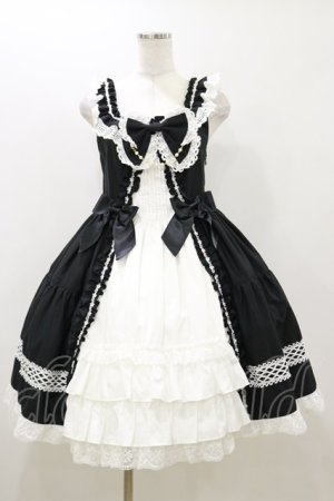 画像: BABY,THE STARS SHINE BRIGHT / Pure Pearl bouquetジャンパースカート Free ブラック H-25-10-25-080-BA-OP-NS-ZH