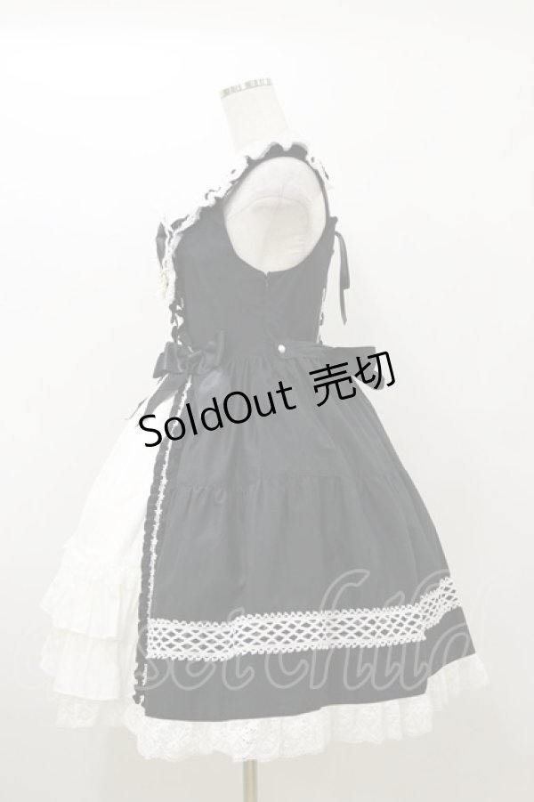 画像3: BABY,THE STARS SHINE BRIGHT / Pure Pearl bouquetジャンパースカート Free ブラック H-25-10-25-080-BA-OP-NS-ZH (3)