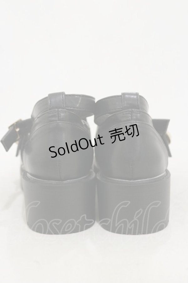 画像3: axes femme POETIQUE / バックル付ローファー M(23.5cm) ブラック H-25-10-25-009-AX-SH-NS-ZH (3)