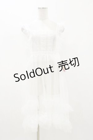 画像: virally / 星名桜子 hsチュールエプロンジャンスカ 3L オフ H-25-10-25-013-LO-OP-NS-ZH