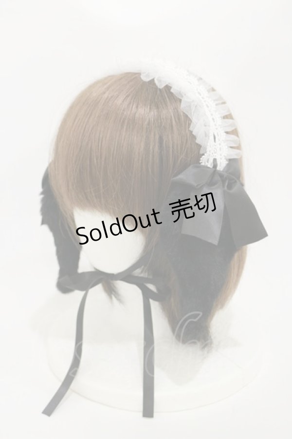 画像1: LOLITAその他 / Avail/サンリオキャラクターズコラボ/クロミヘッドドレス  ブラック H-25-10-25-017-LO-AC-NS-ZH (1)