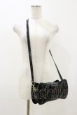 画像1: Angelic Pretty / キルティング宝石リボンポシェット  ブラックエナメル H-25-10-25-022-AP-BG-NS-ZH (1)