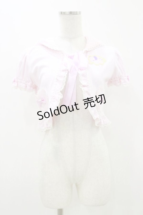 画像1: Angelic Pretty / TOY FANTASY カットボレロ Free ピンク H-25-10-25-027-AP-TO-NS-ZH (1)