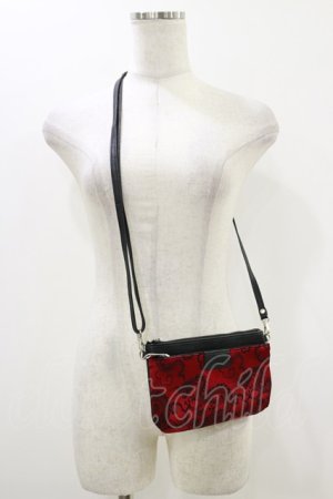 画像: Qutie Frash / ショルダーミニBAG  黒×赤 H-25-10-26-005-QU-BG-KB-ZH