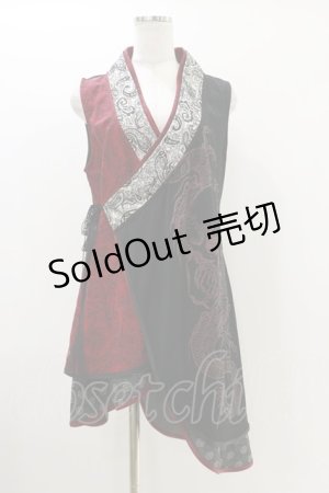 画像: Qutie Frash / 2022-黒炎-インナーチュニック  黒 H-25-10-26-008-QU-TO-KB-ZH