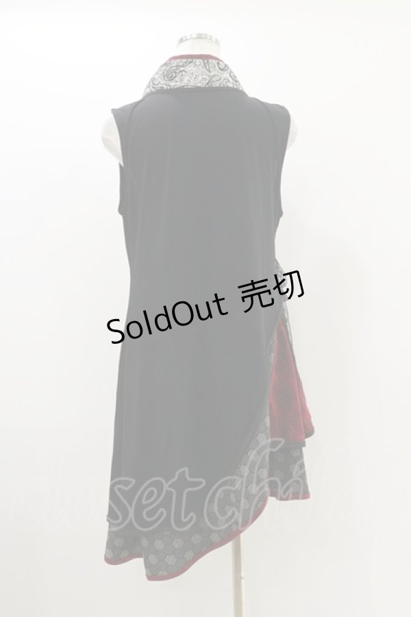 画像2: Qutie Frash / 2022-黒炎-インナーチュニック  黒 H-25-10-26-008-QU-TO-KB-ZH (2)