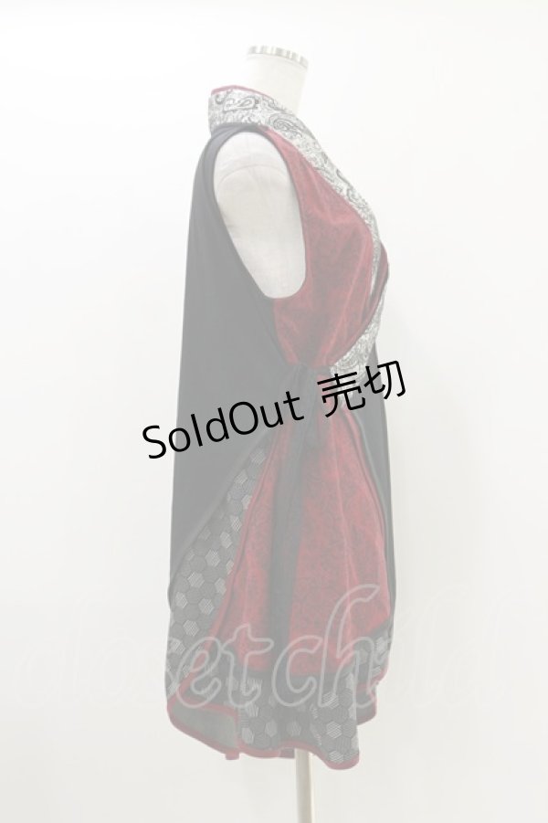 画像3: Qutie Frash / 2022-黒炎-インナーチュニック  黒 H-25-10-26-008-QU-TO-KB-ZH (3)